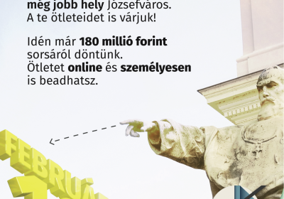 Február 10. a Részvételi Költségvetés ötletbeadásának határideje!