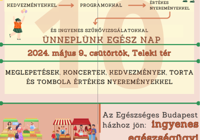 Május 9-én 10 éves az Új Teleki téri piac!
