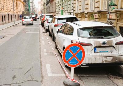 Útburkolat javítás a Puskin utcában