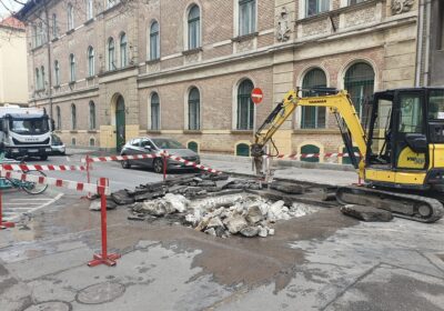 Frissítés: Feloldották a lezárást a József utcában a József utca Őr utca sarkán
