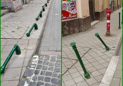 Terelőoszlopok sérültek, javításuk folyamatban