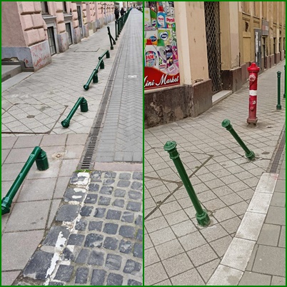 Terelőoszlopok sérültek, javításuk folyamatban