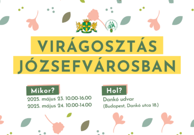 Virágosztás Józsefvárosban – Szépítsük együtt a kerületet!