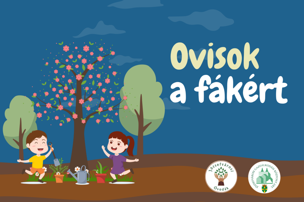 Óvodások locsolják a fákat Józsefvárosban – elindult az “Ovisok a fákért” program