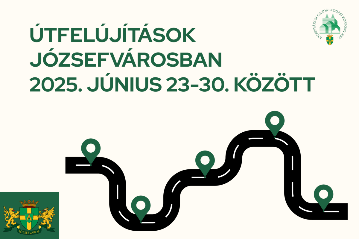 Útfelújítási munkálatok a VIII. kerületben – 2025. június