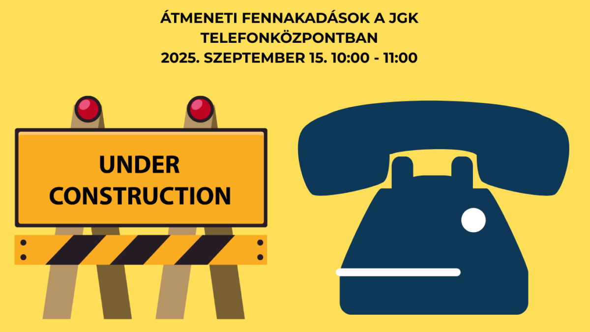 Átmeneti fennakadások várhatók az Őr utcai telefonközpontban szeptember 15-én, délelőtt